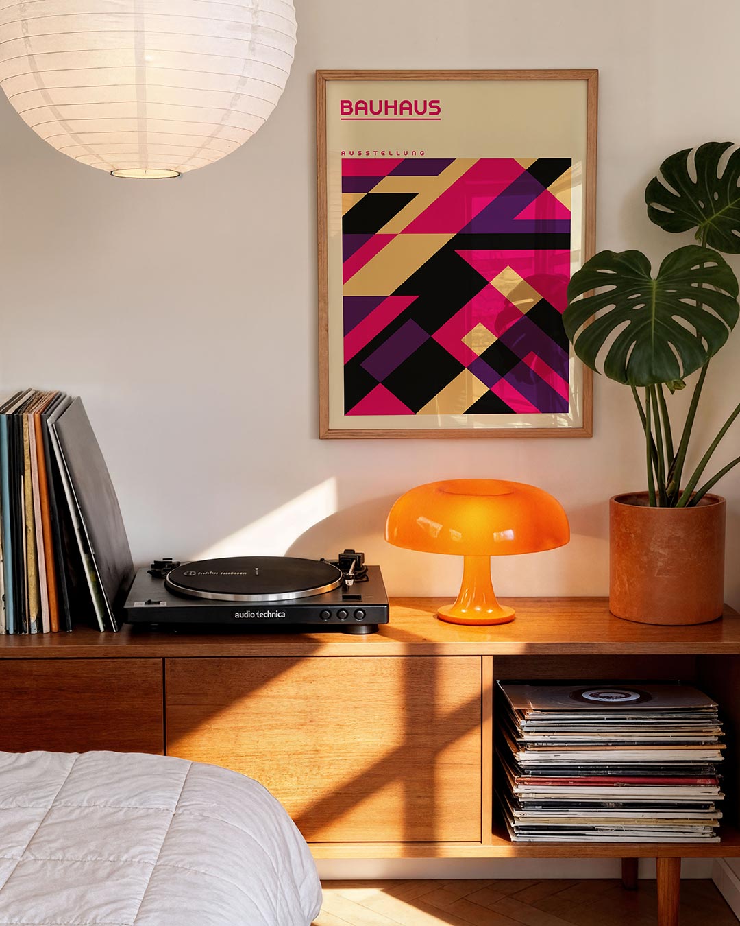 Vorm en kleur – moderne Bauhaus wandkunst als poster