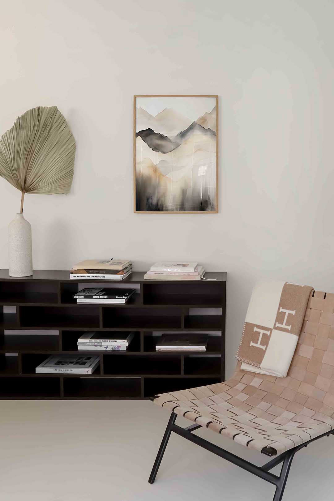 Berglandschap – natuur poster in staand formaat