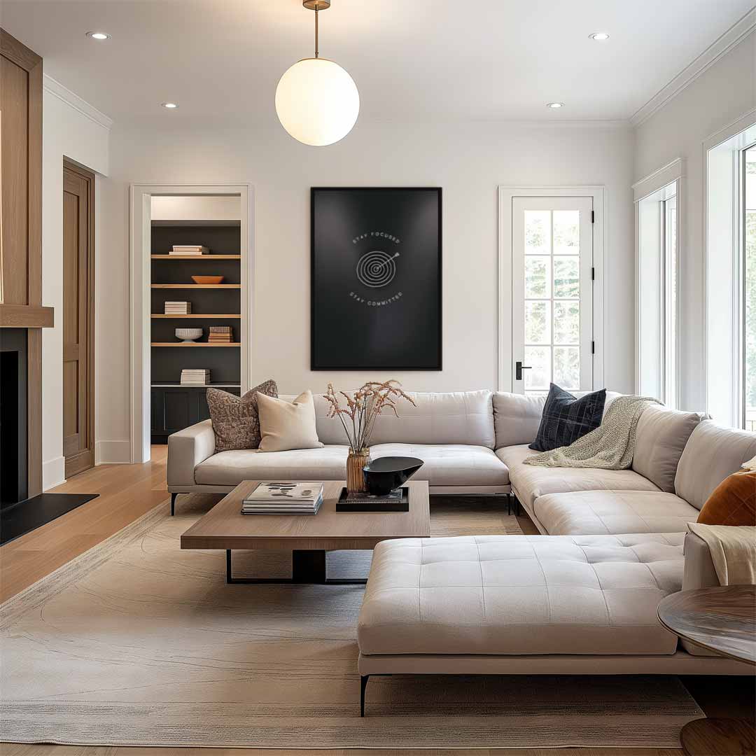 Stay focused – staand kunstwerk voor modern interieur