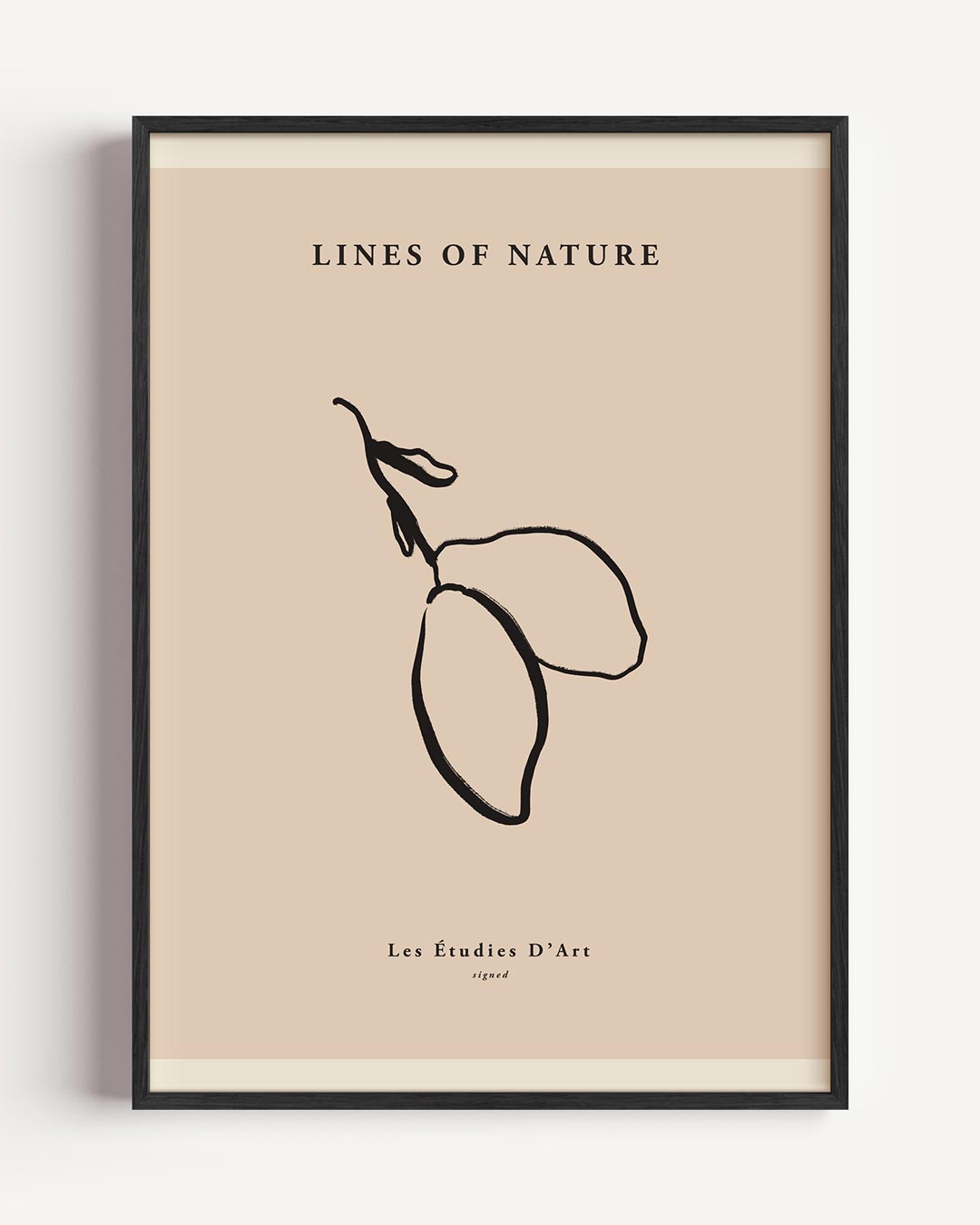 Lines of Nature – botanische portret poster als wanddecoratie