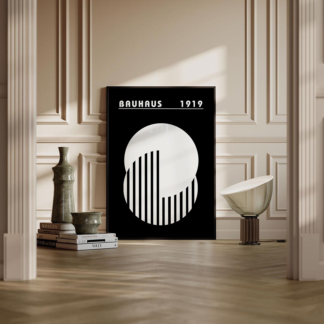  – moderne Bauhaus wandkunst als poster