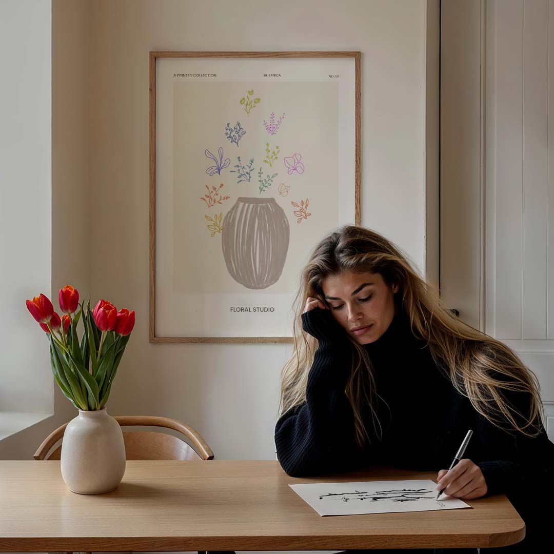 Bloemenpracht – bloemen poster in staand formaat