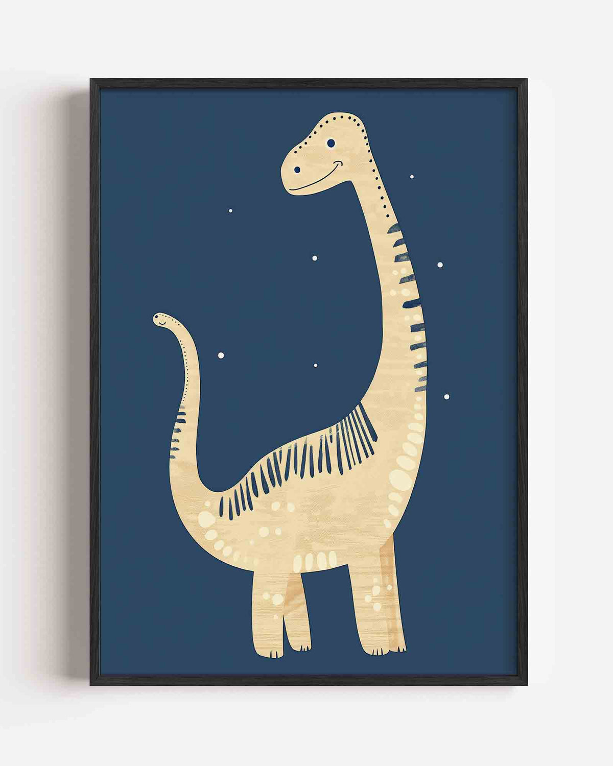Dinosaurus illustratie – kids portret poster als wanddecoratie