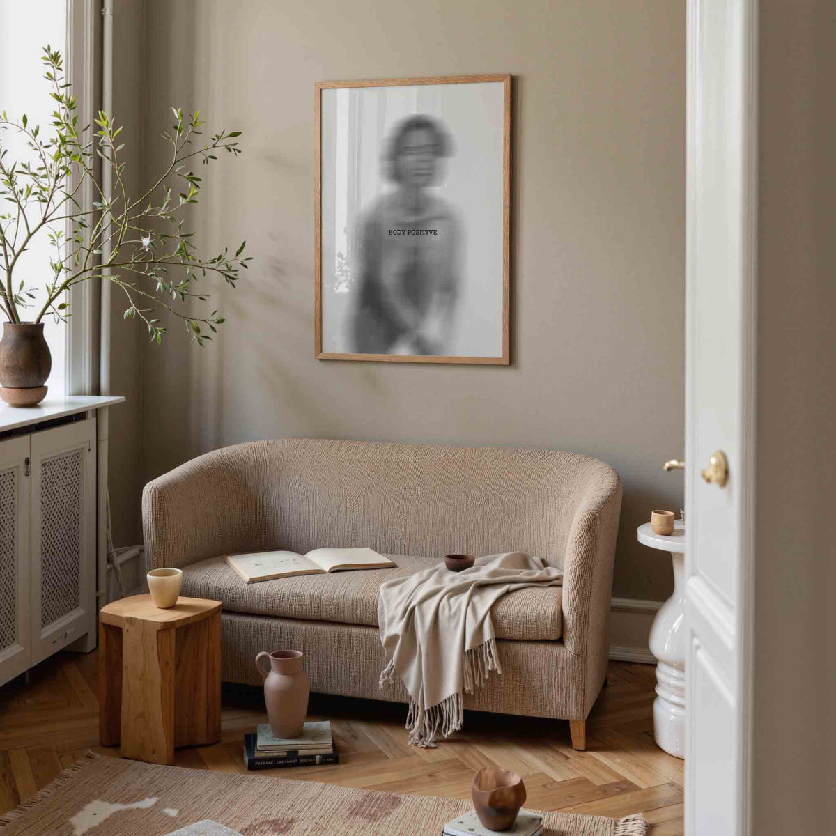 Body positive – vrouwelijke poster in staand formaat