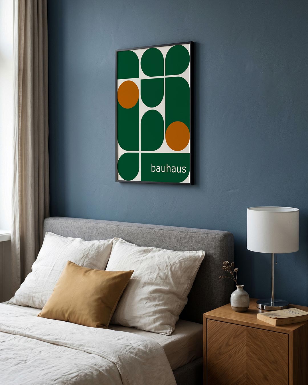  – staande Bauhaus poster voor aan de muur