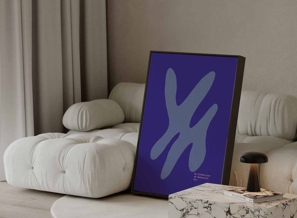Abstracte Botanische Expressie – canvas kunstwerk als wanddecoratie