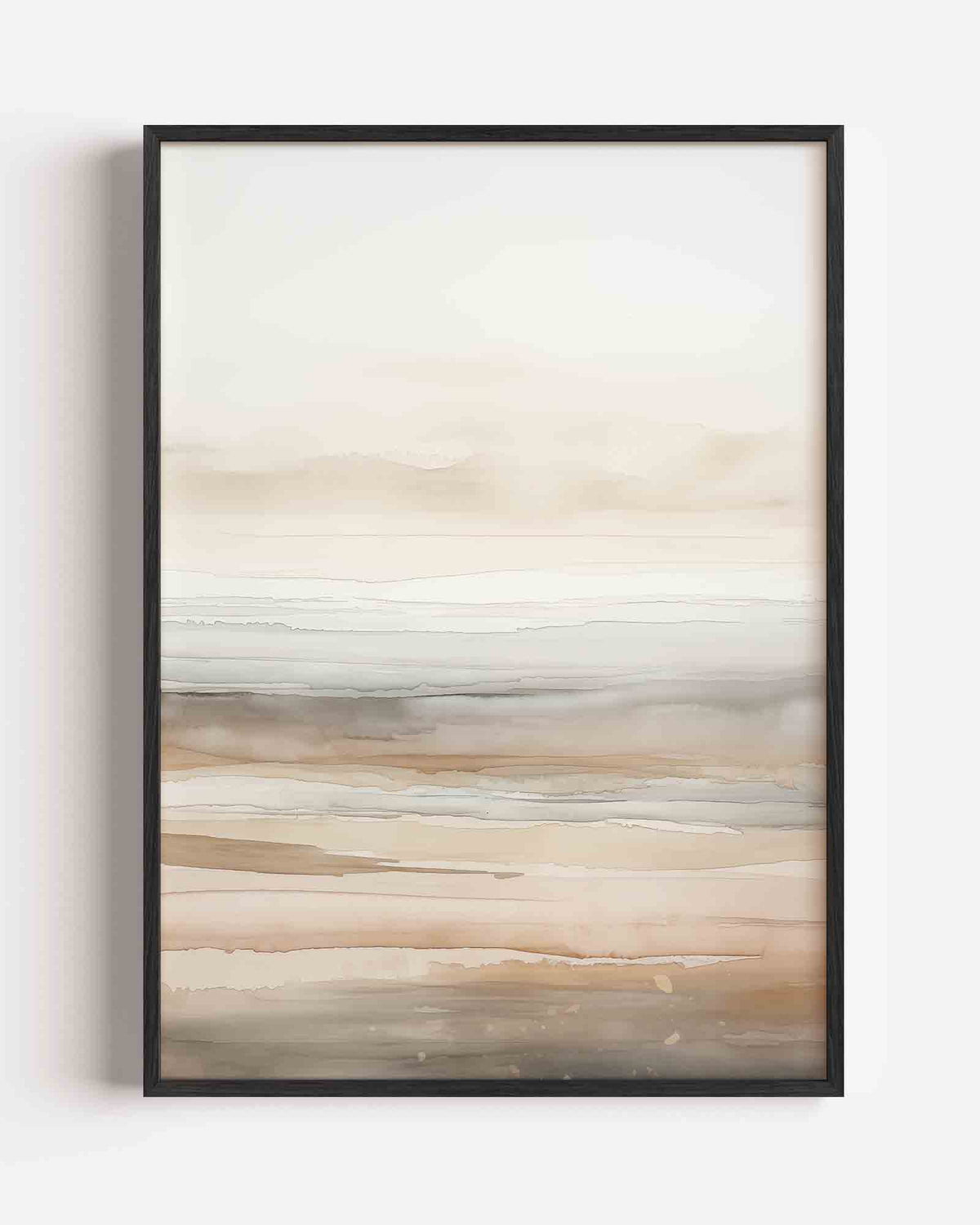 Landschap in zachte tinten – zacht abstracte portret poster als wanddecoratie
