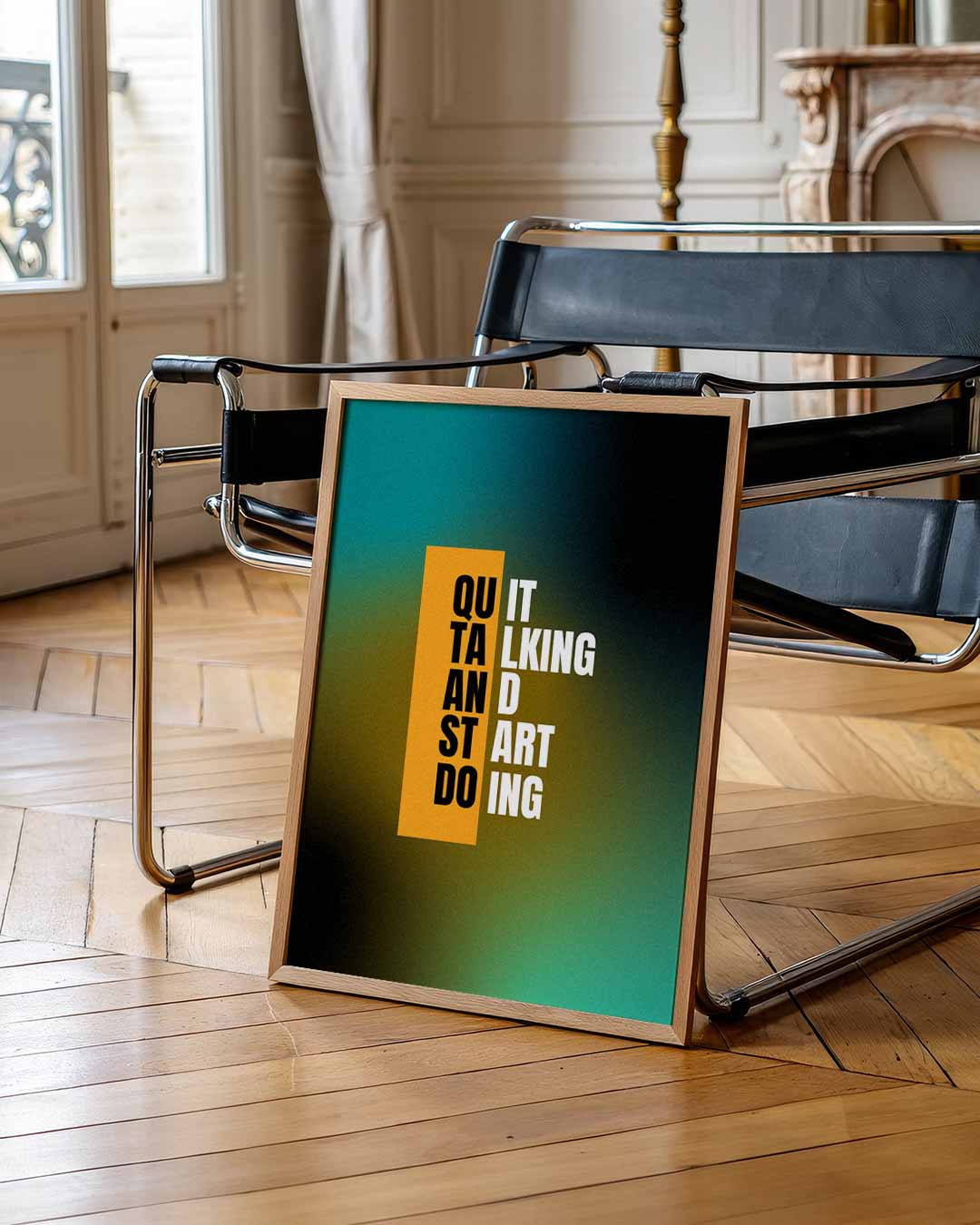 Inspirerende Actieposter – quote poster als inspirerende wanddecoratie