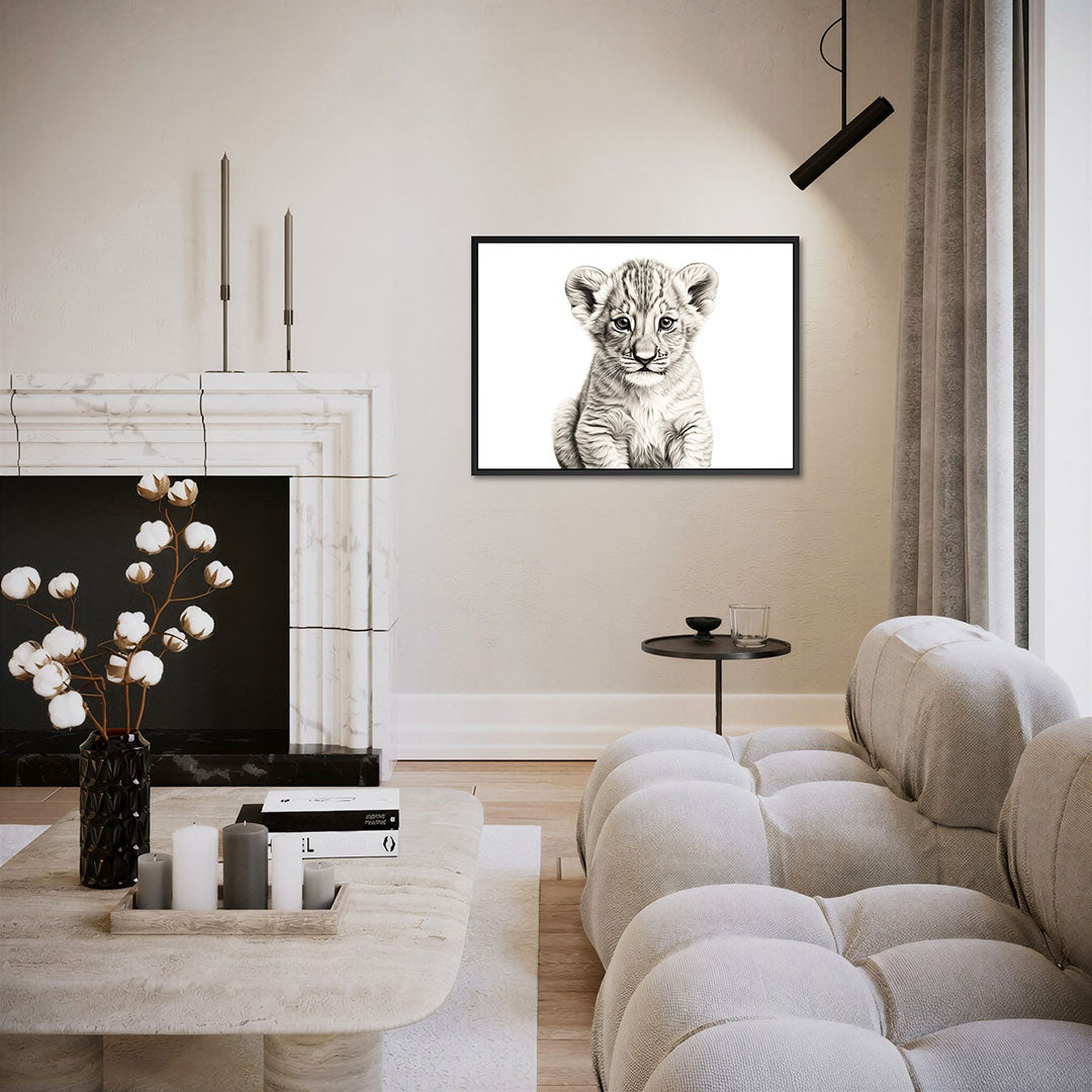 Tekening – liggende wanddecoratie