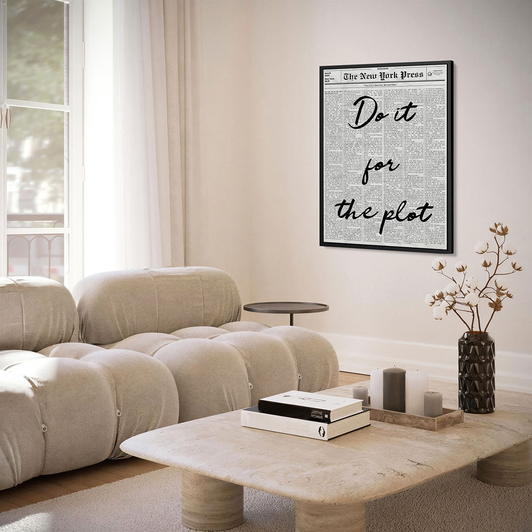 Motiverende typografie – staand wanddecoratie kunstwerk