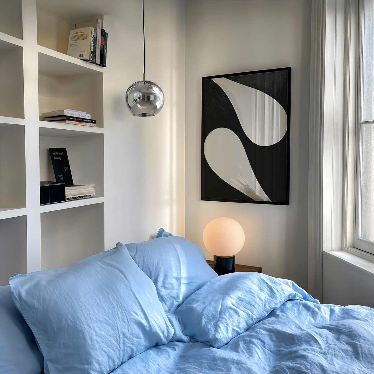 Moderne Abstractie – abstracte poster als moderne staande wanddecoratie