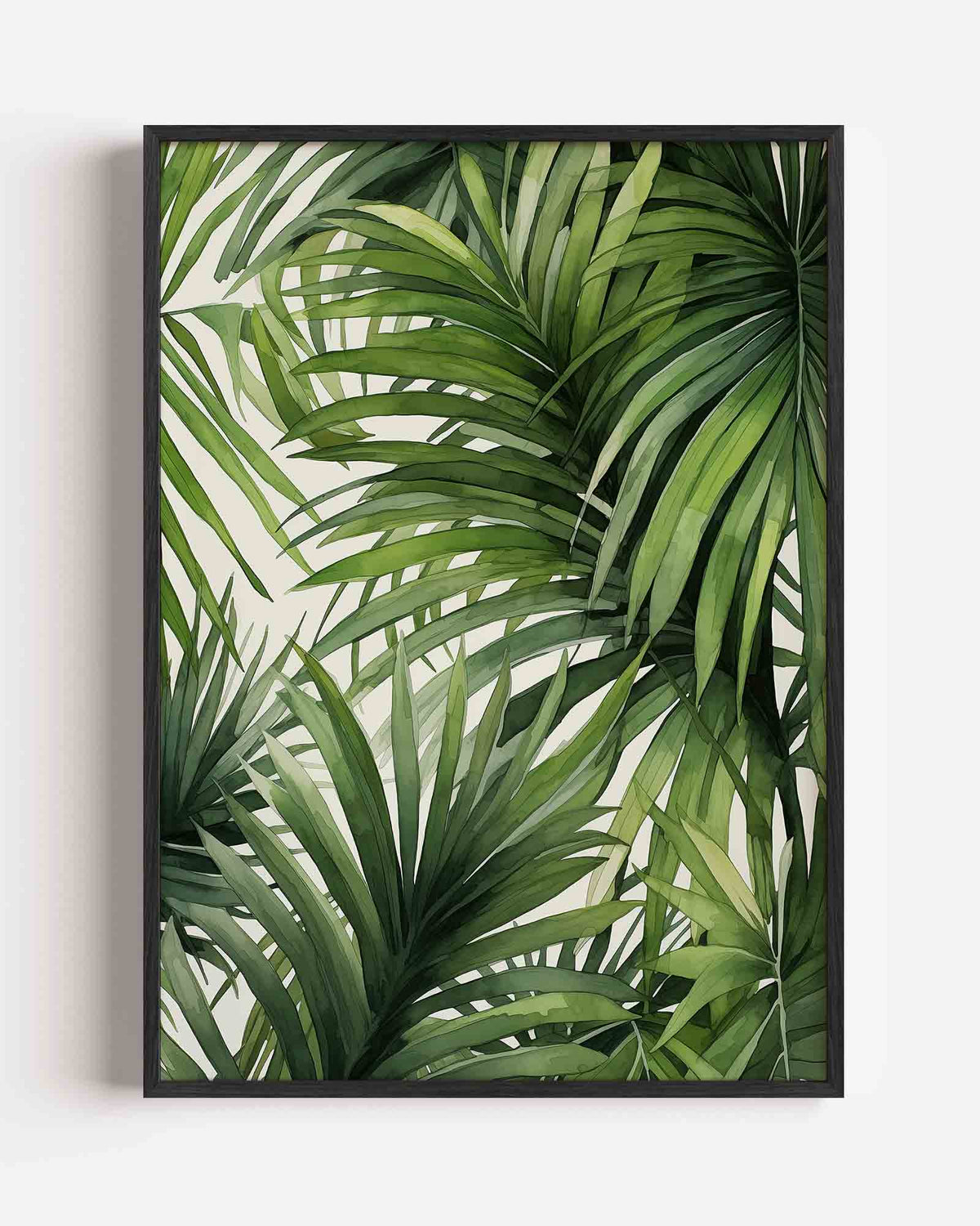 Groene bladeren – jungle portret poster als wanddecoratie