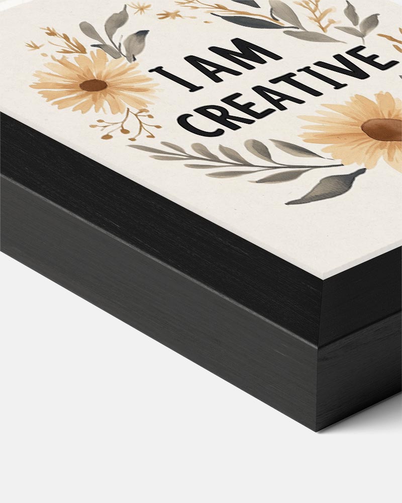 Creatieve Bloemenposter – kids poster als vrolijke staande wanddecoratie