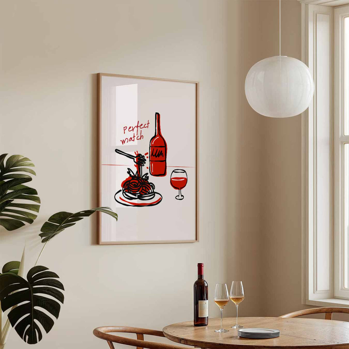 Perfect Match – staande keuken wanddecoratie van WallArtistic