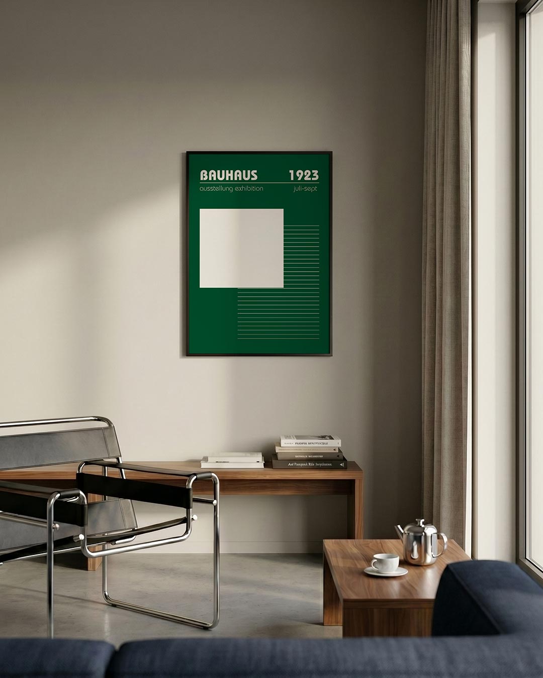  – geometrische poster in Bauhaus-stijl van WallArtistic