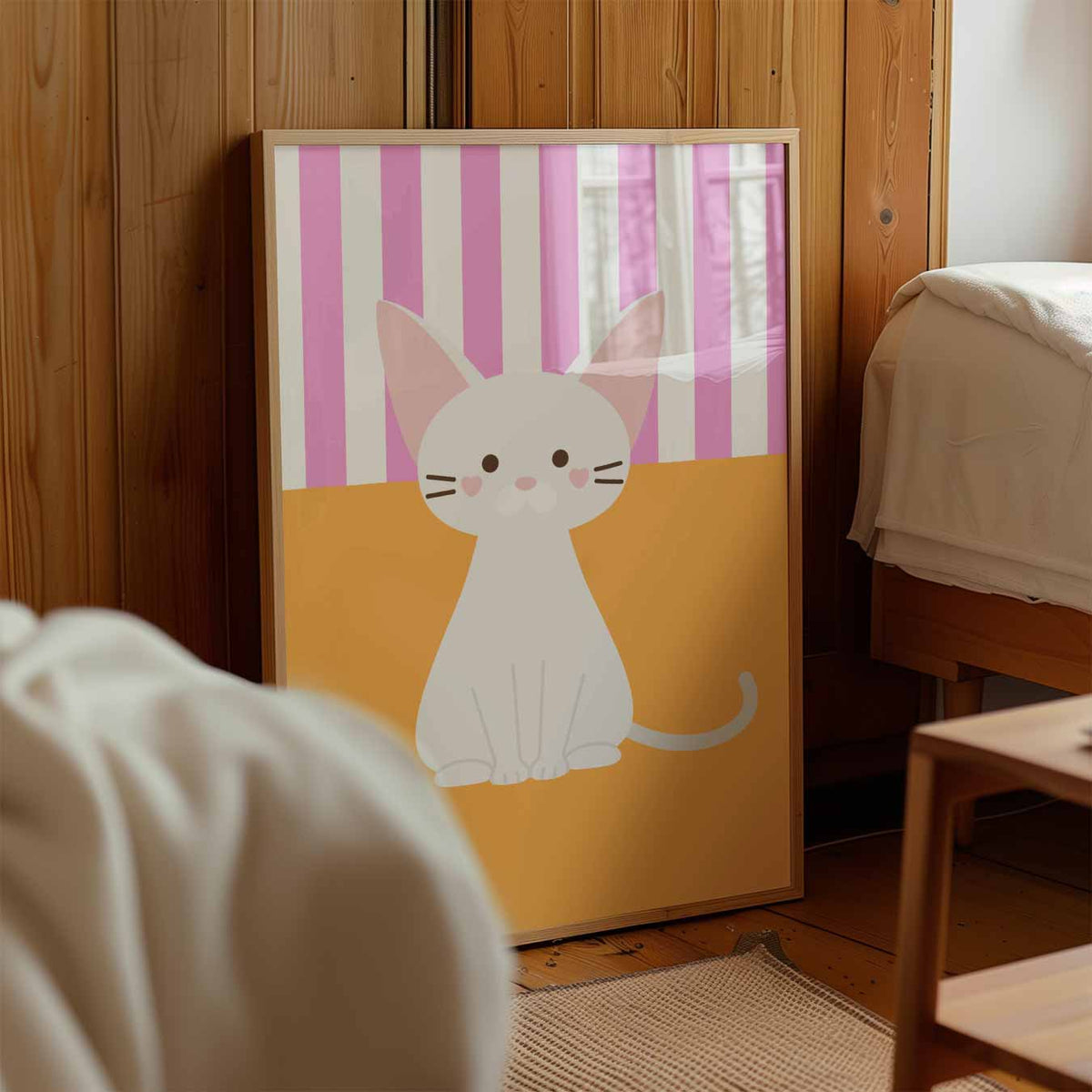 Schattige Kattenposter – kinderposter in staand formaat