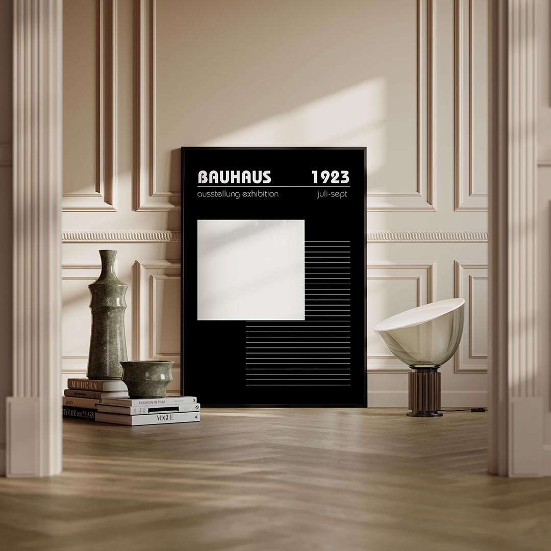  – moderne Bauhaus wandkunst als poster