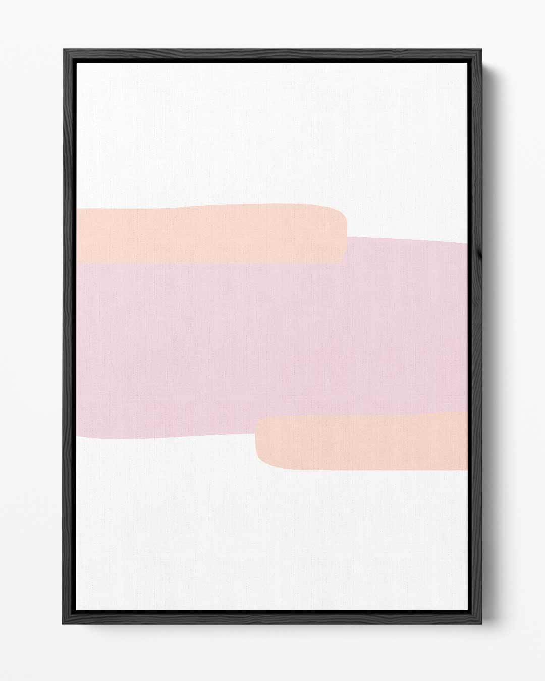 Zachte Kleuren Abstractie – portret kunstwerk als wanddecoratie