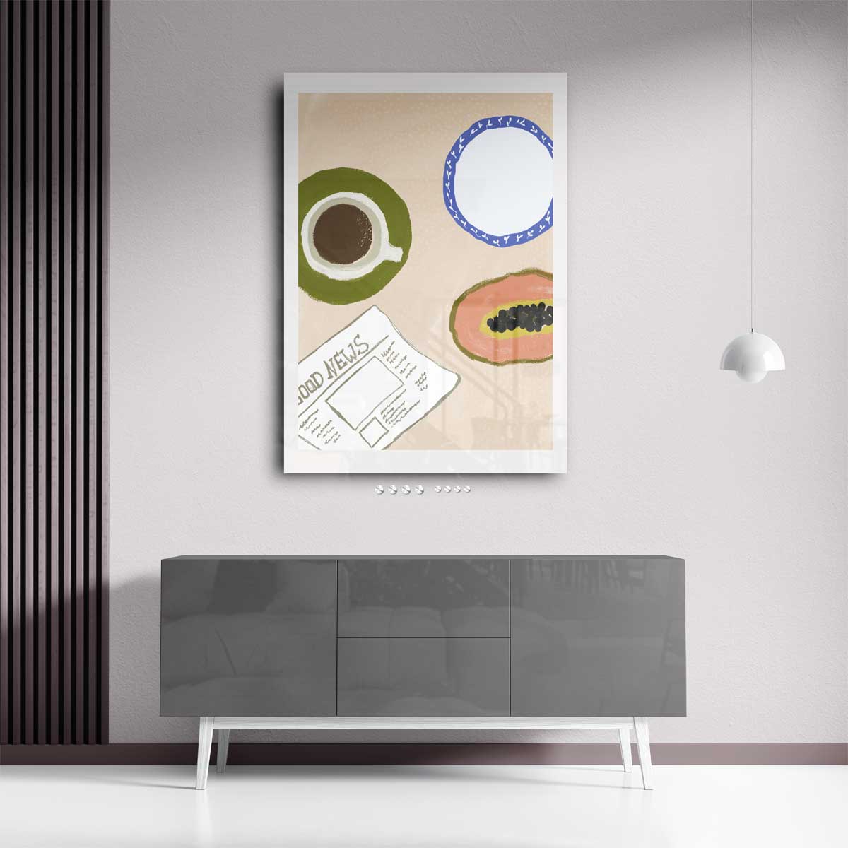 Ochtendmoment – staand kunstwerk voor modern interieur