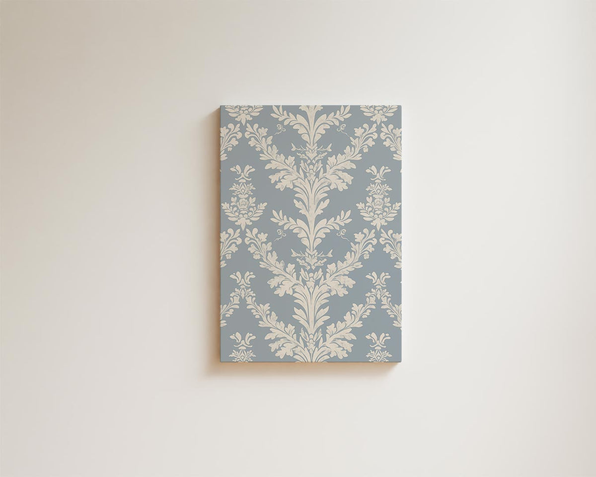 Klassiek Barok Bloemenbehang – kunstwerk met zwarte baklijst