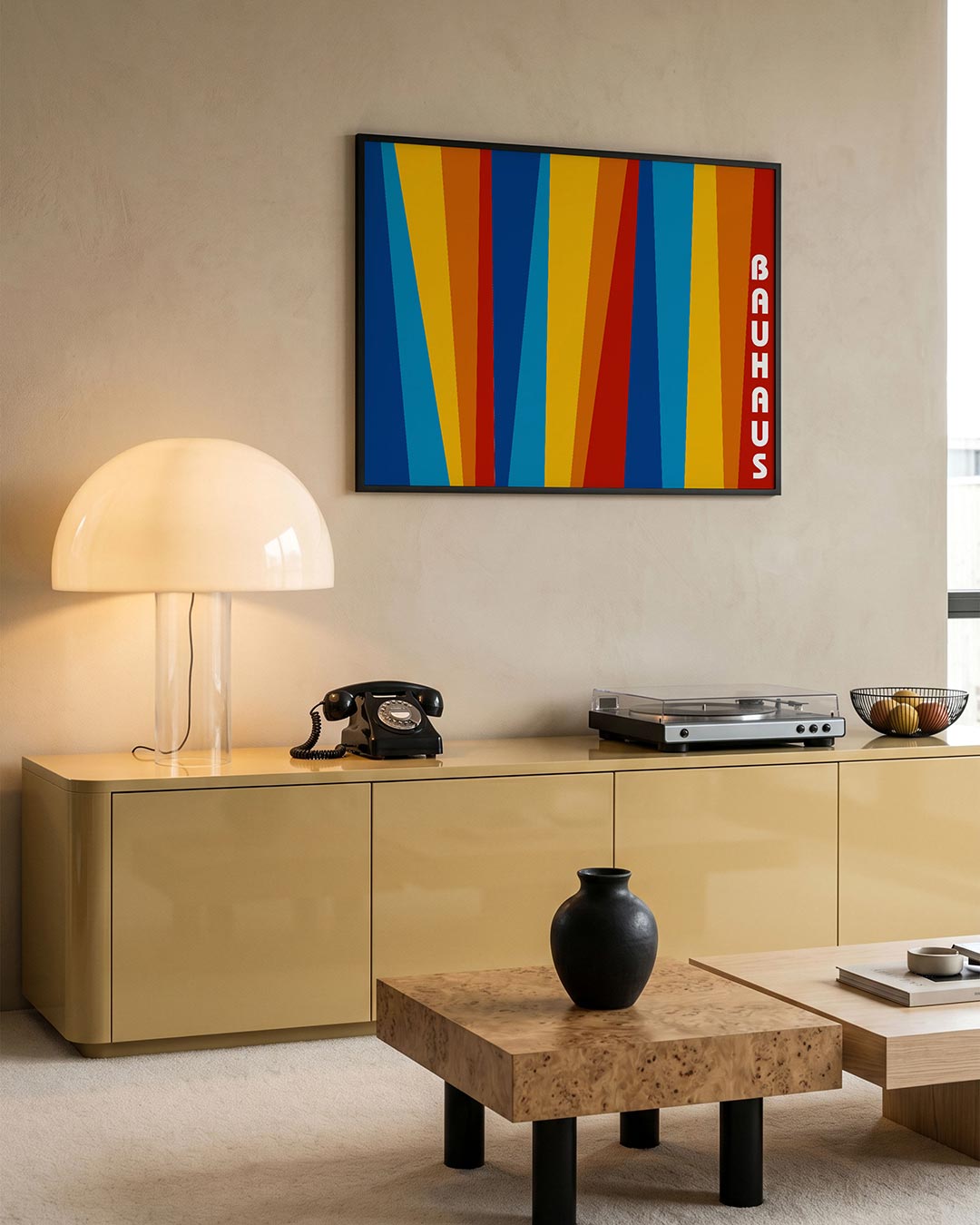 Vorm en kleur – moderne Bauhaus wandkunst als poster