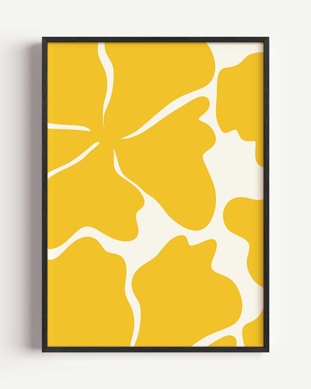 Stralende Bloemenprint – bloemen portret poster als wanddecoratie