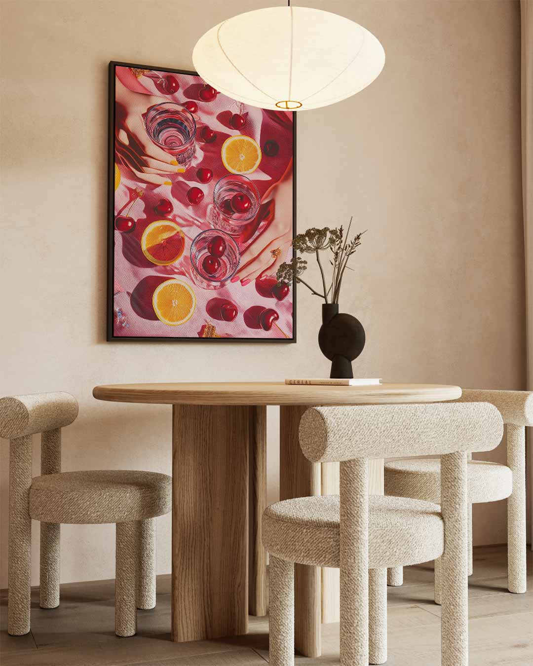 Fruitige Toost – dibond wanddecoratie in staand formaat