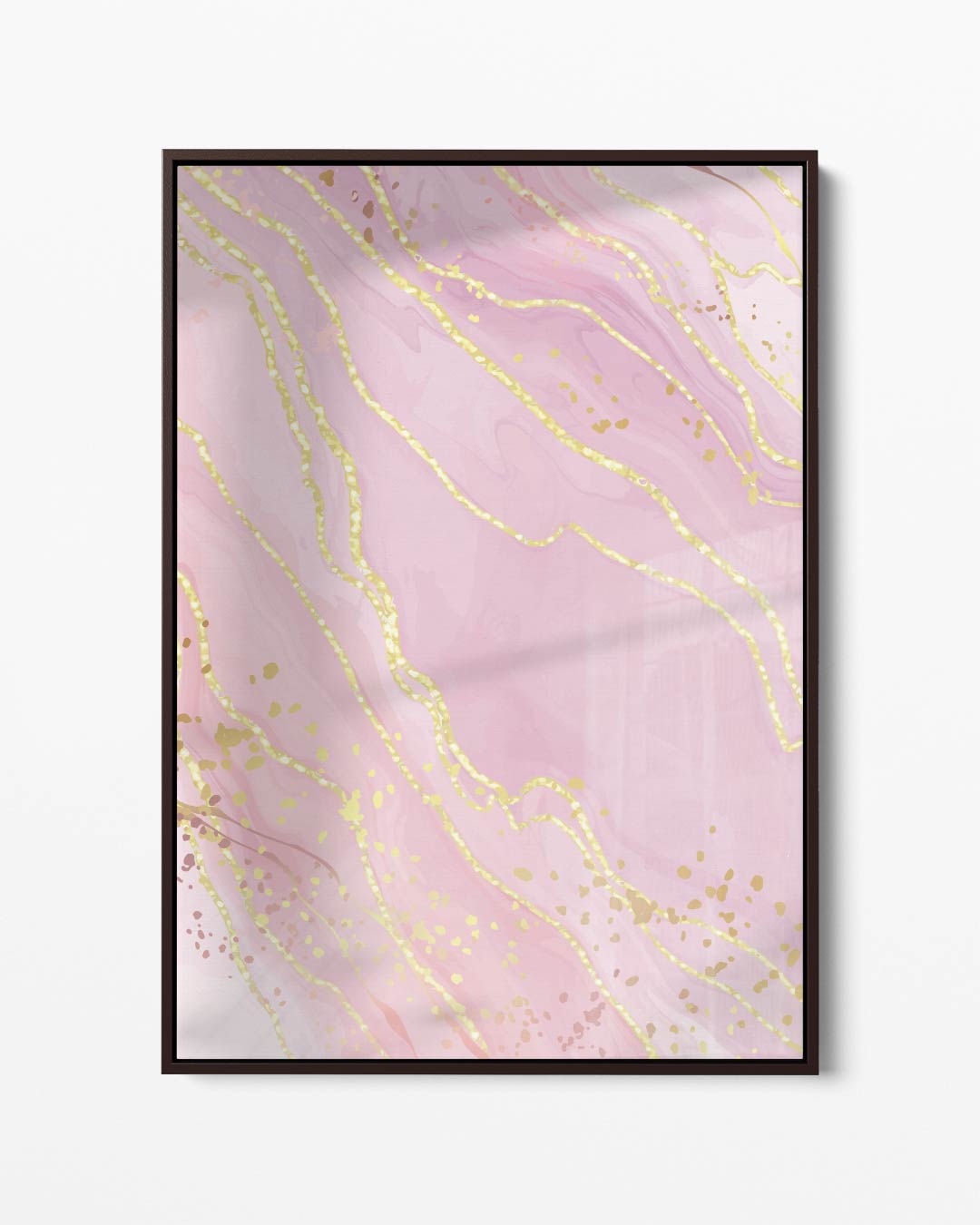 Dromerige Marmeren Abstractie – portret kunstwerk als wanddecoratie