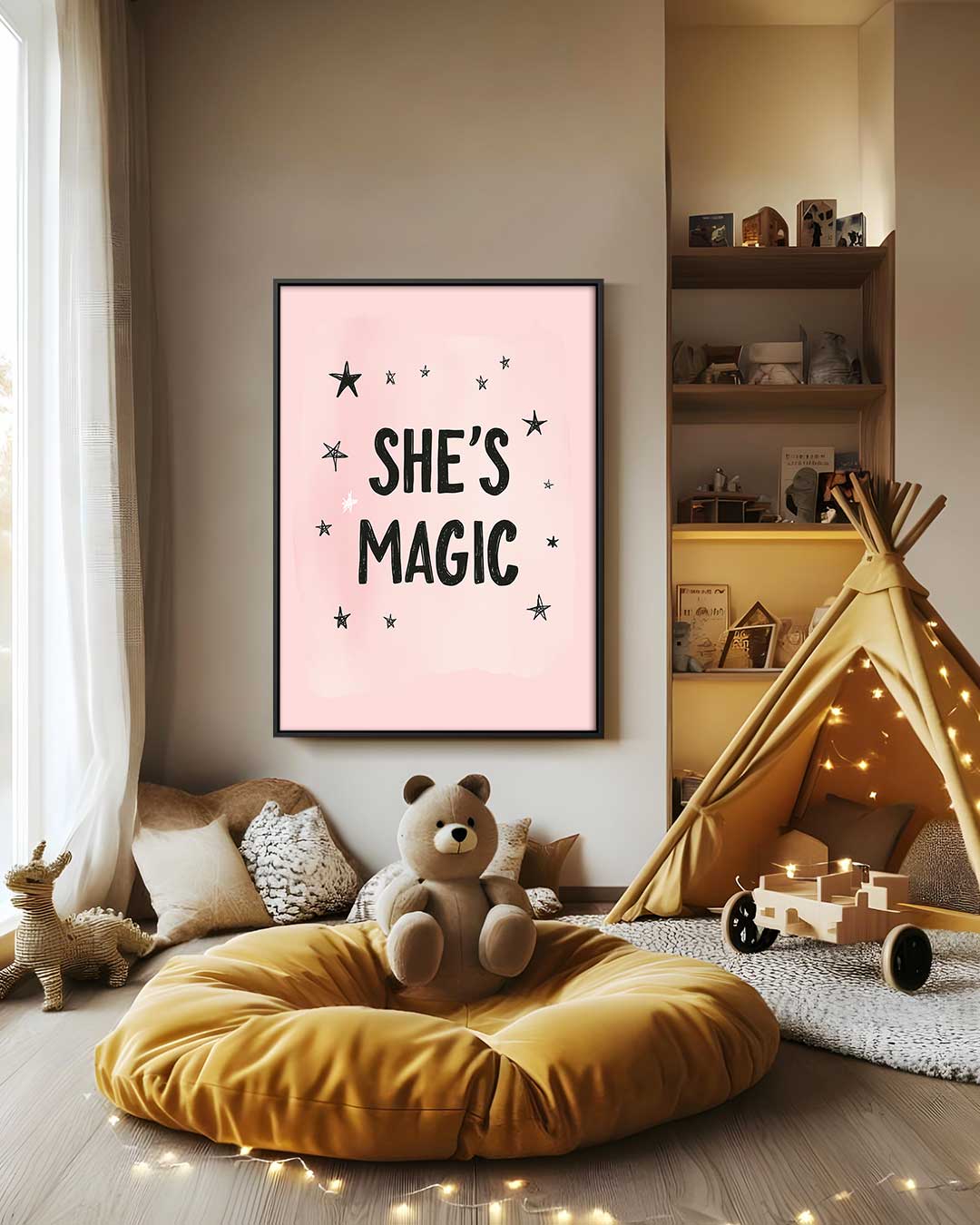 She's Magic Poster – staand kunstwerk voor modern interieur