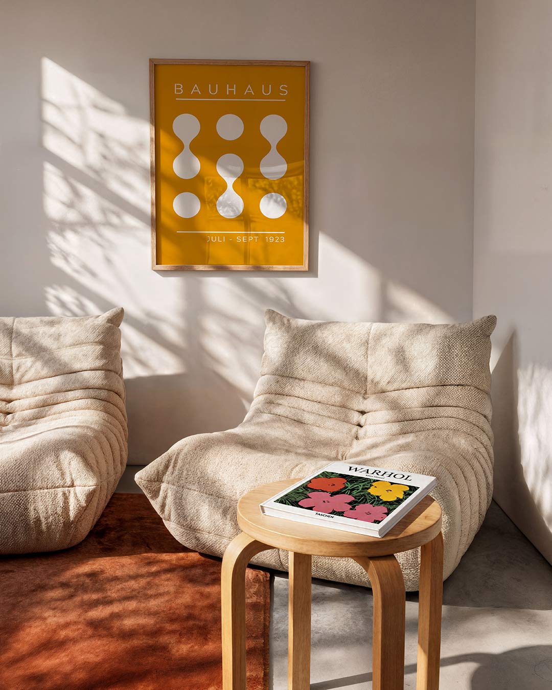 Abstracte – moderne Bauhaus wandkunst als poster