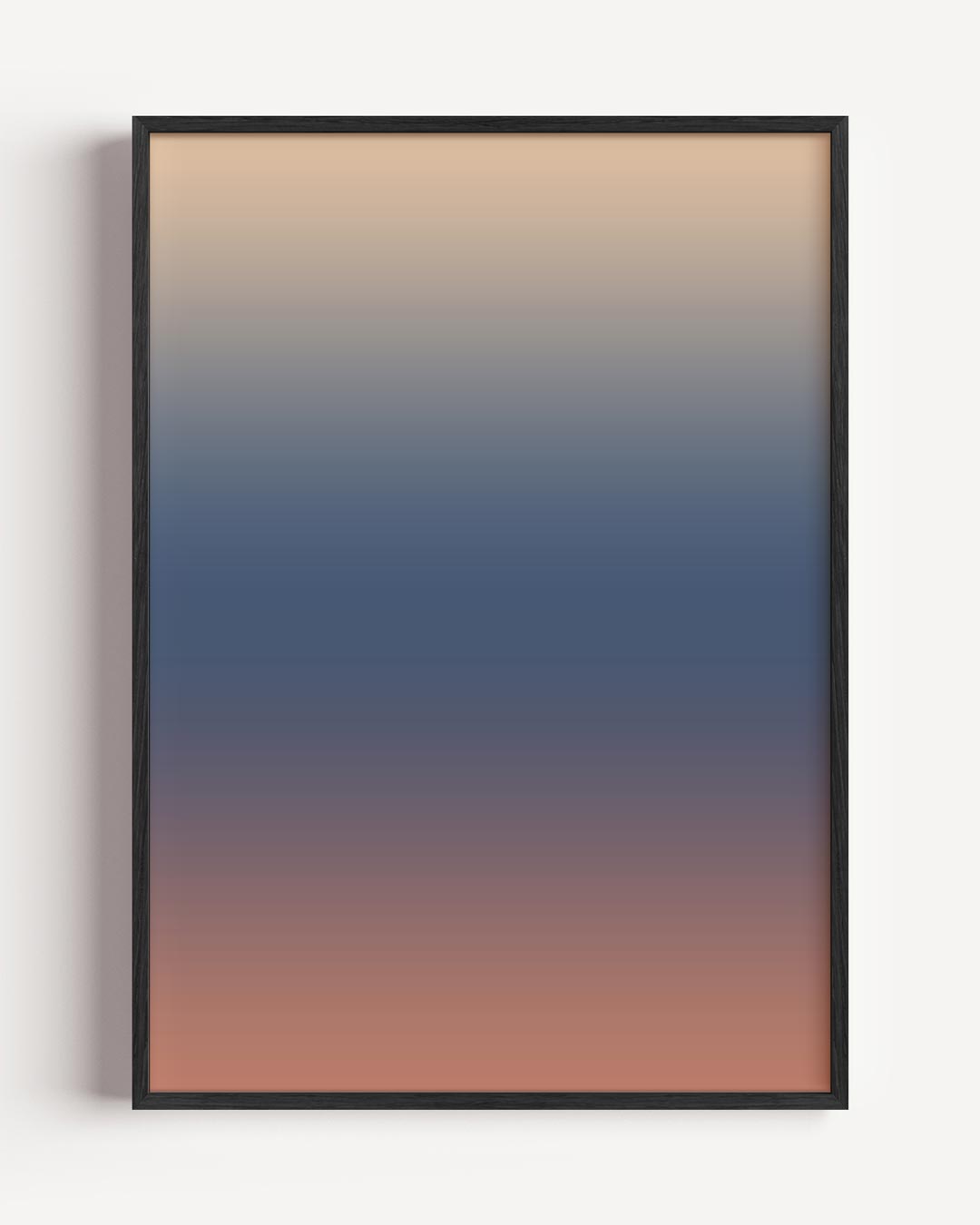 Mystieke Zonsondergang – kleurrijke abstracte portret poster als wanddecoratie
