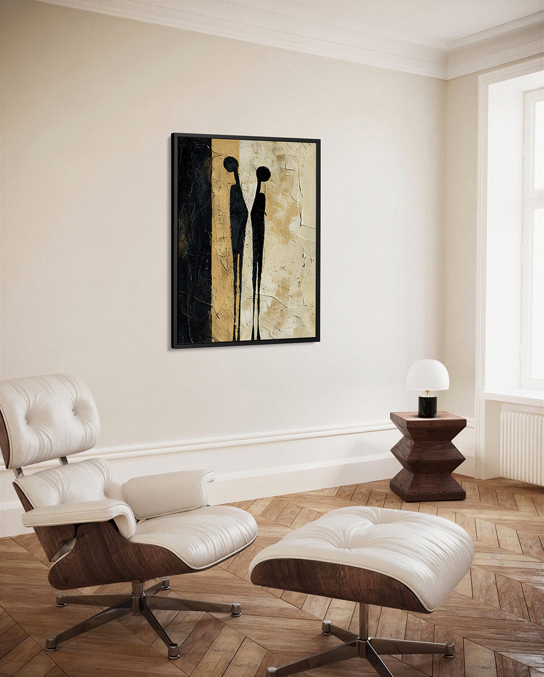 Figuratieve textuur – decoratief kunstwerk voor aan de muur