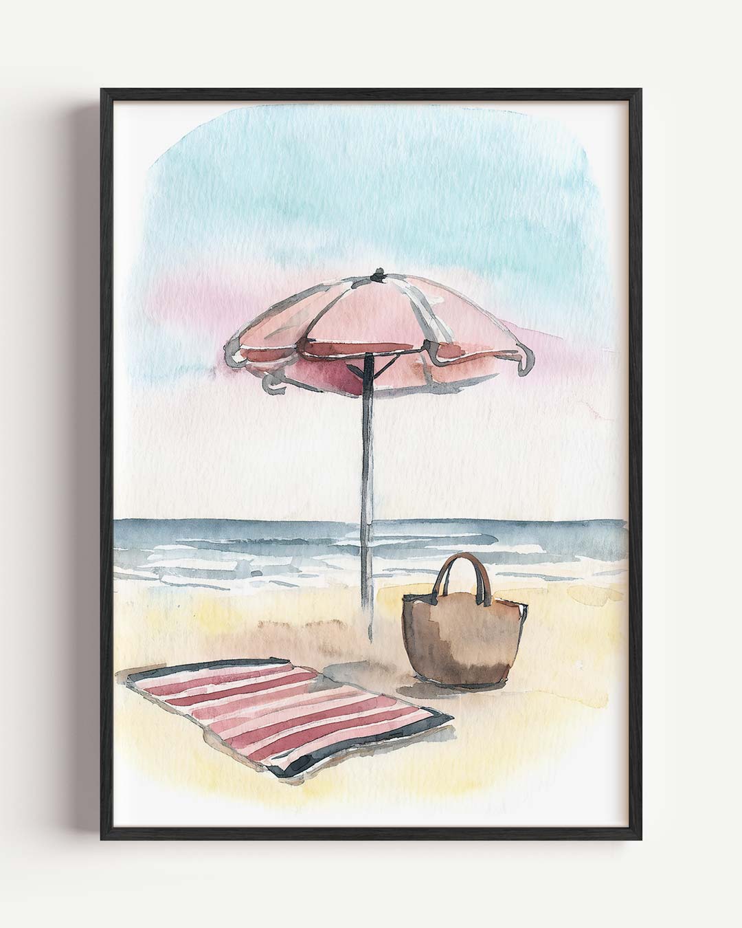 Zomerse Stranddag Posters – dieren portret poster als wanddecoratie