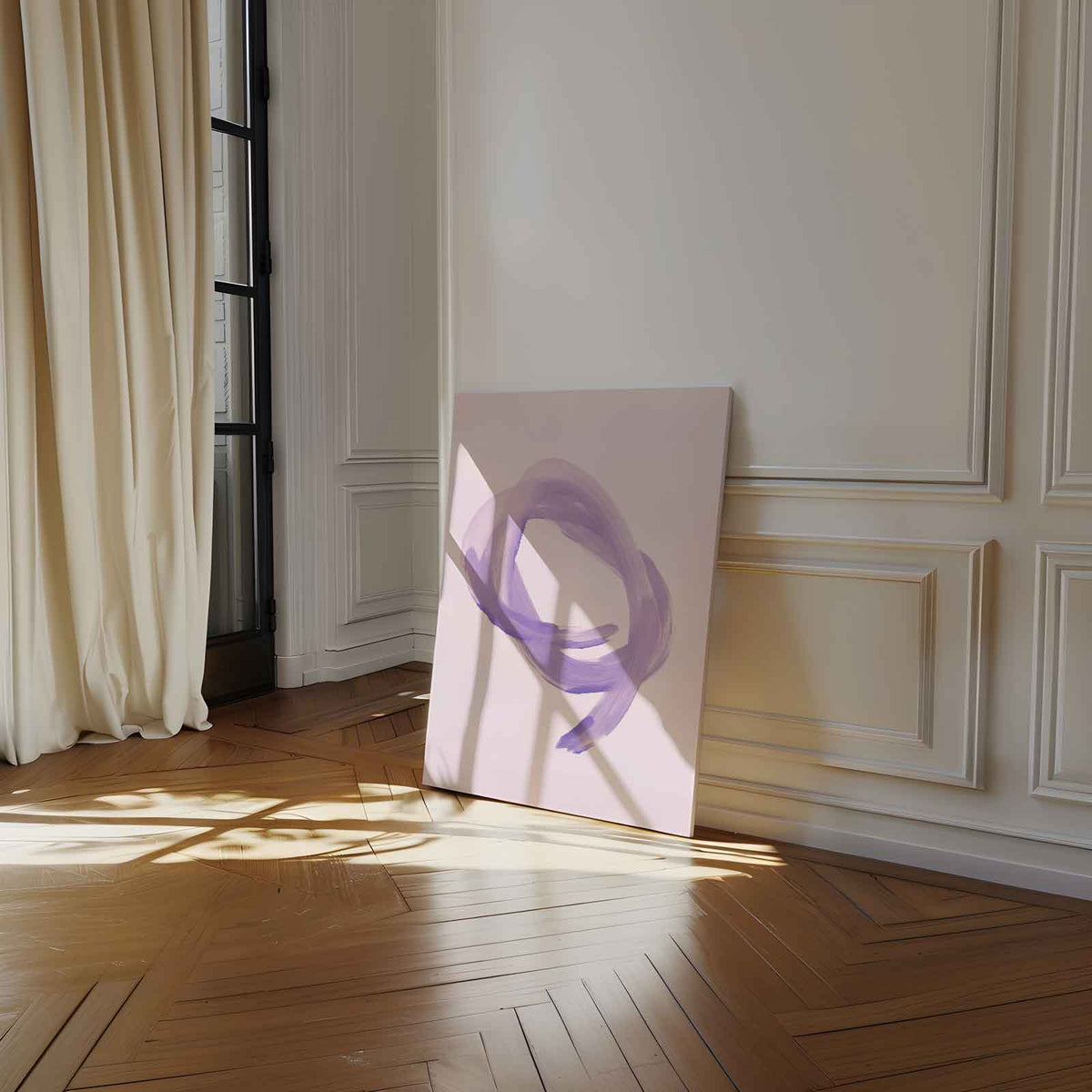 Dans van Lila – dibond kunstwerk als wanddecoratie