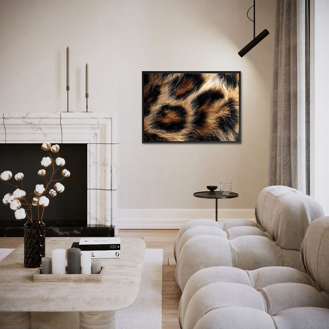 Dierenprint textuur – liggende wanddecoratie
