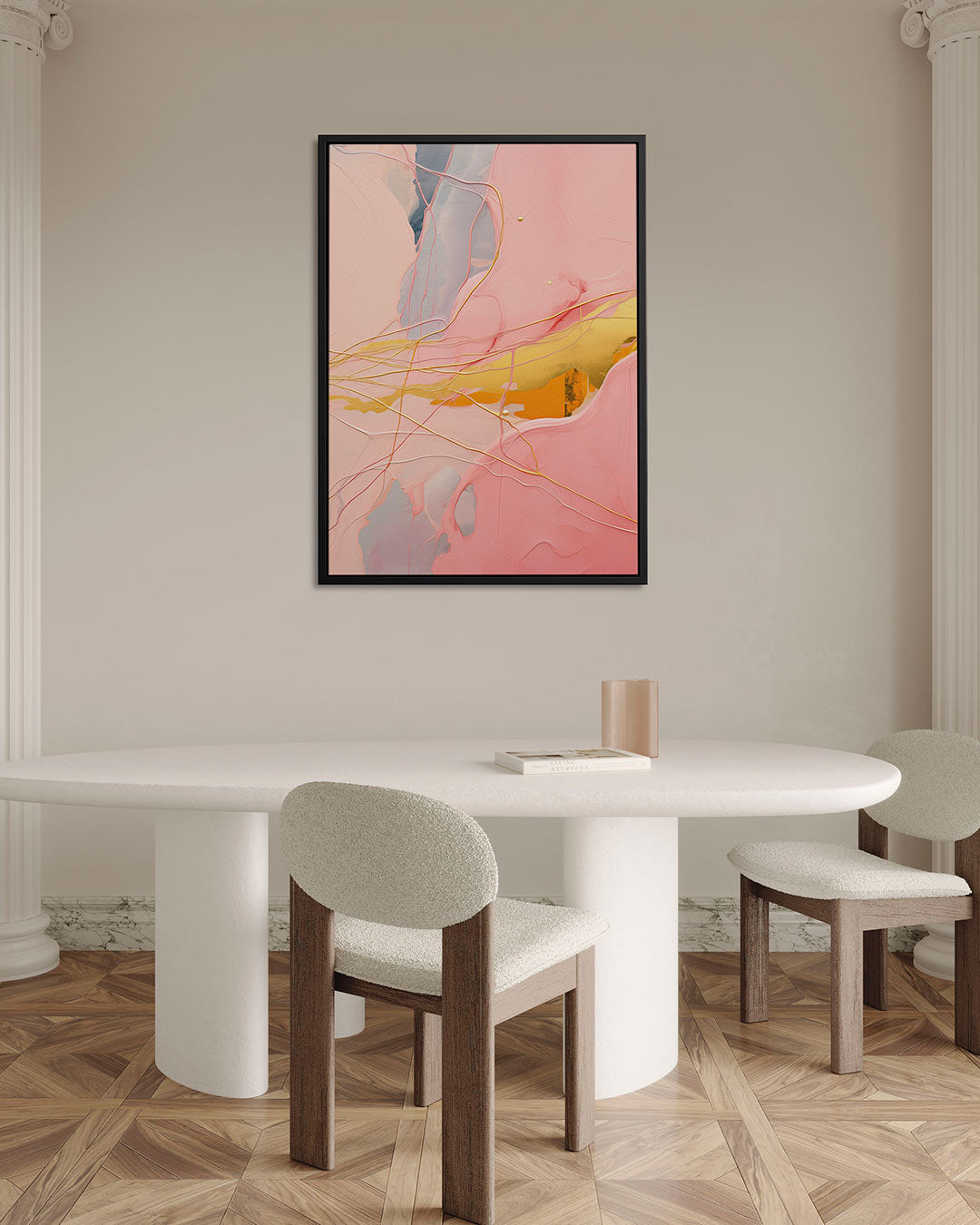 Vloeiende kleurencompositie – Kleurovergangen – alternatieve weergave van het kunstwerk