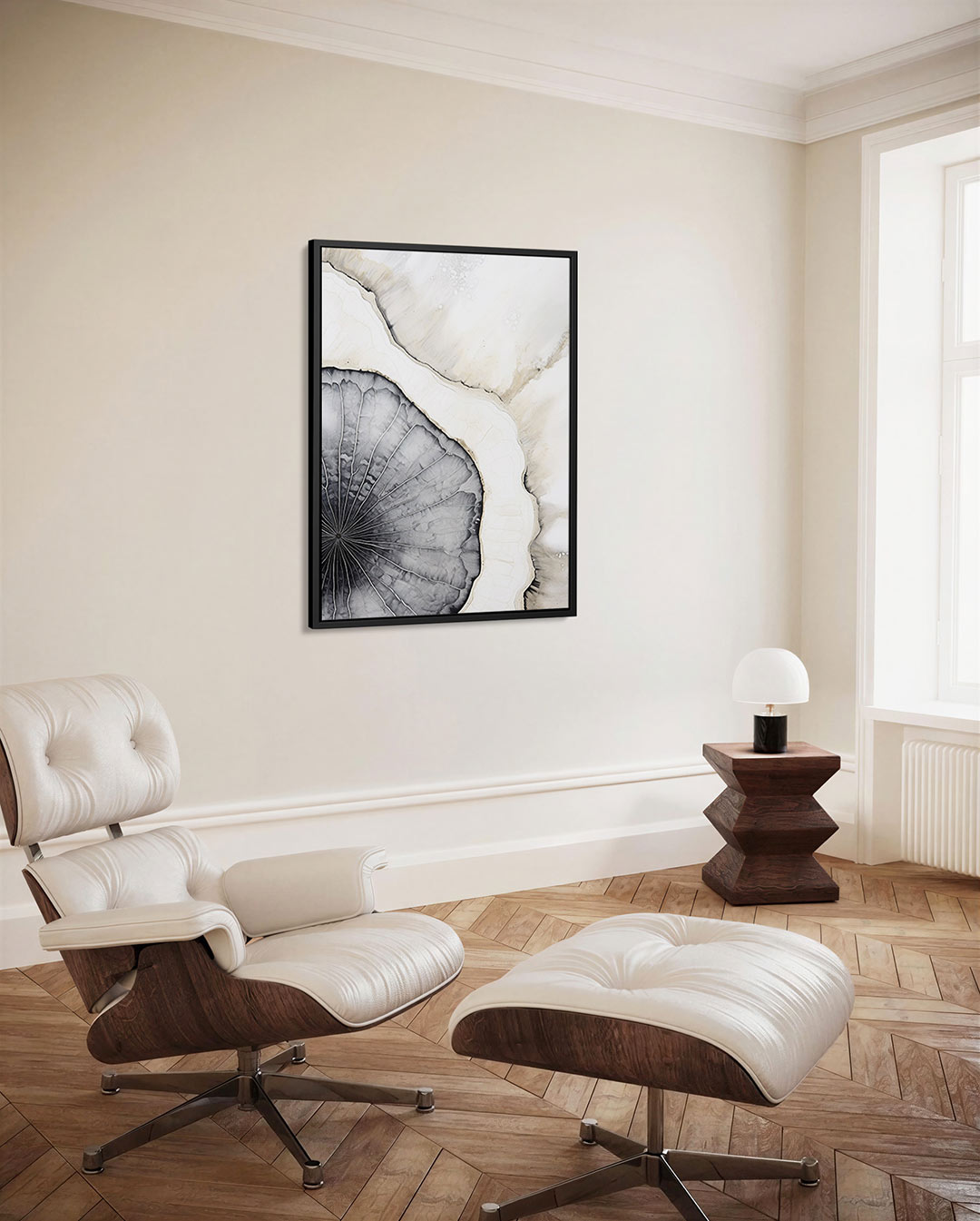 Organische patronen – staand wanddecoratie kunstwerk
