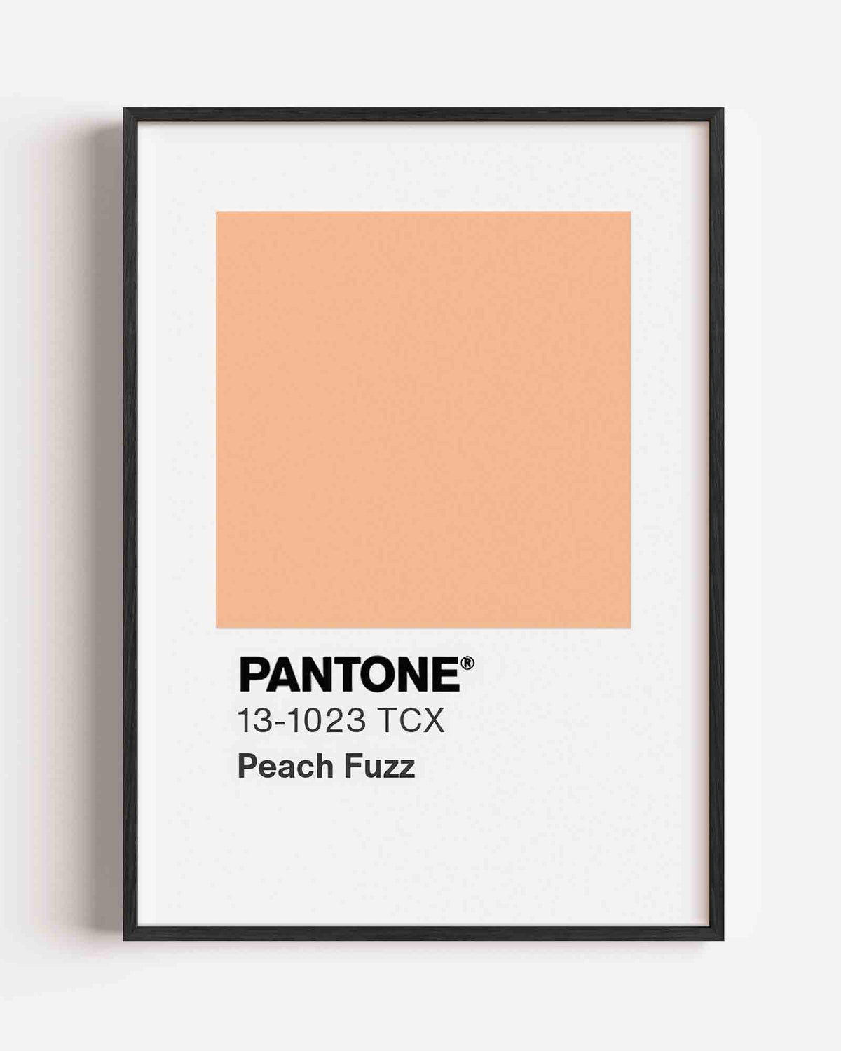 Peach fuzz pantone – Kunst & Design poster als staande wanddecoratie