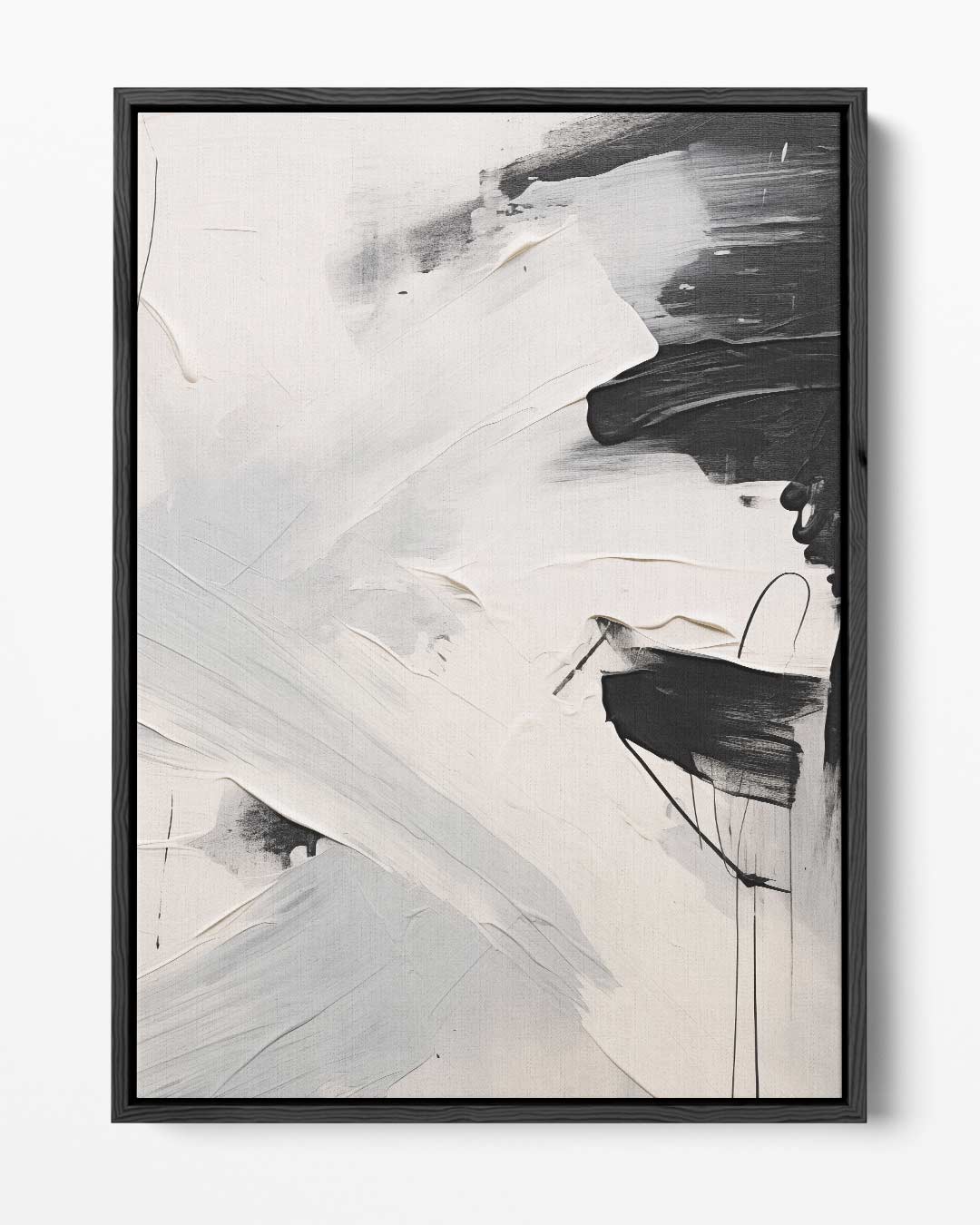 Harmonie van Contrast – portret kunstwerk als wanddecoratie