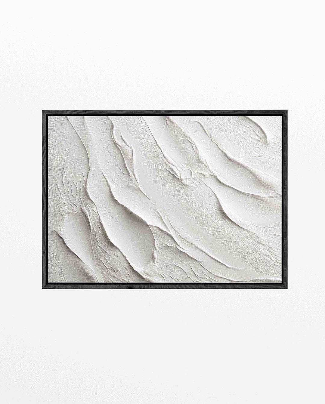 Gelaagde textuur – liggend wanddecoratie kunstwerk