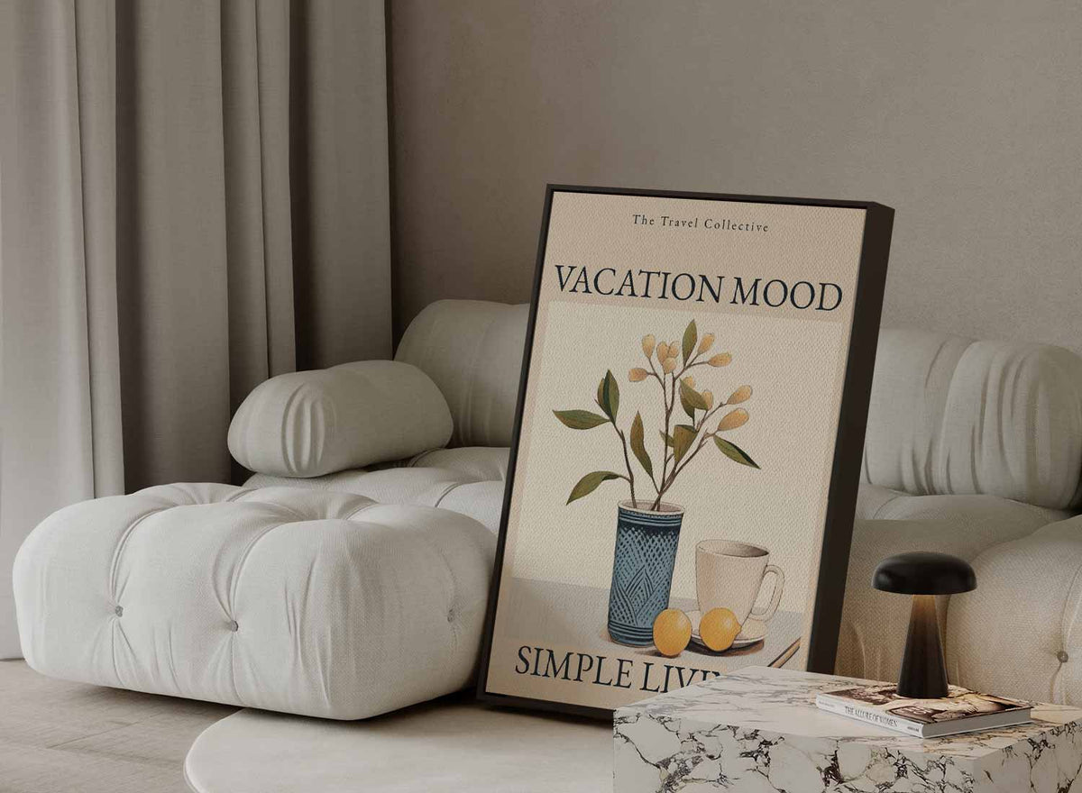 Vakantiegevoel – dibond kunstwerk als wanddecoratie