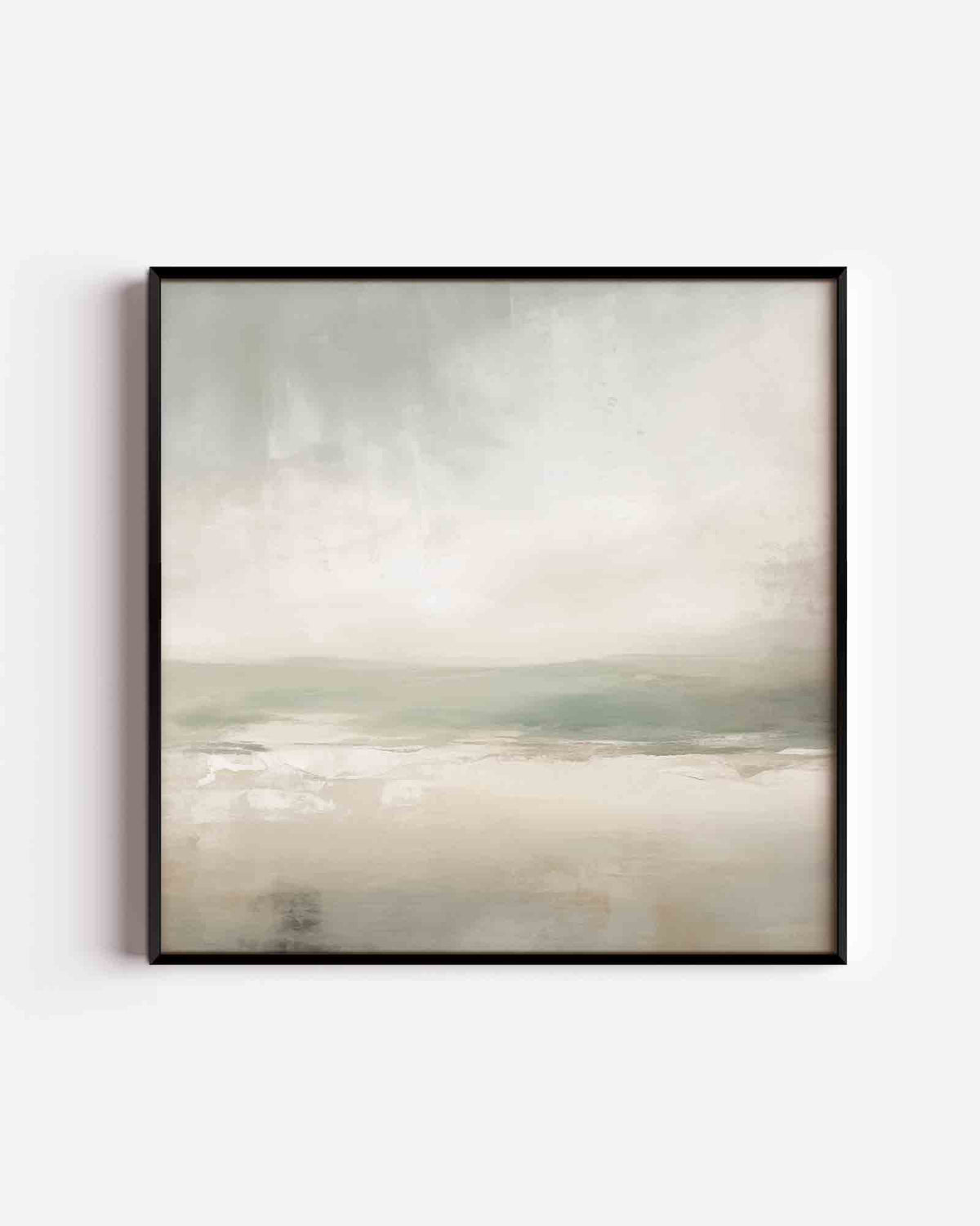 Rustige landschap – abstracte vierkante poster als wanddecoratie