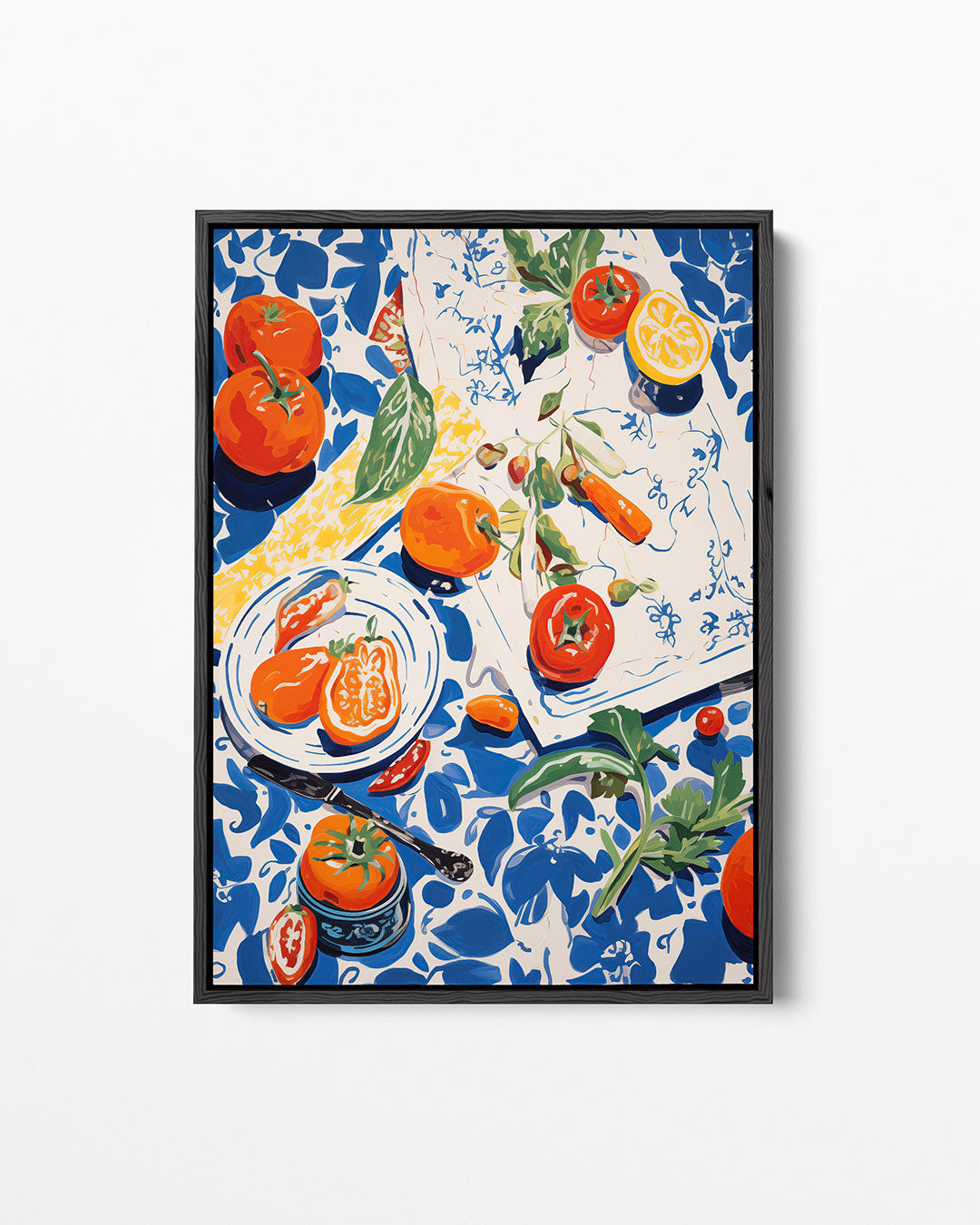 Kleurrijke stilleven compositie – staand wanddecoratie kunstwerk