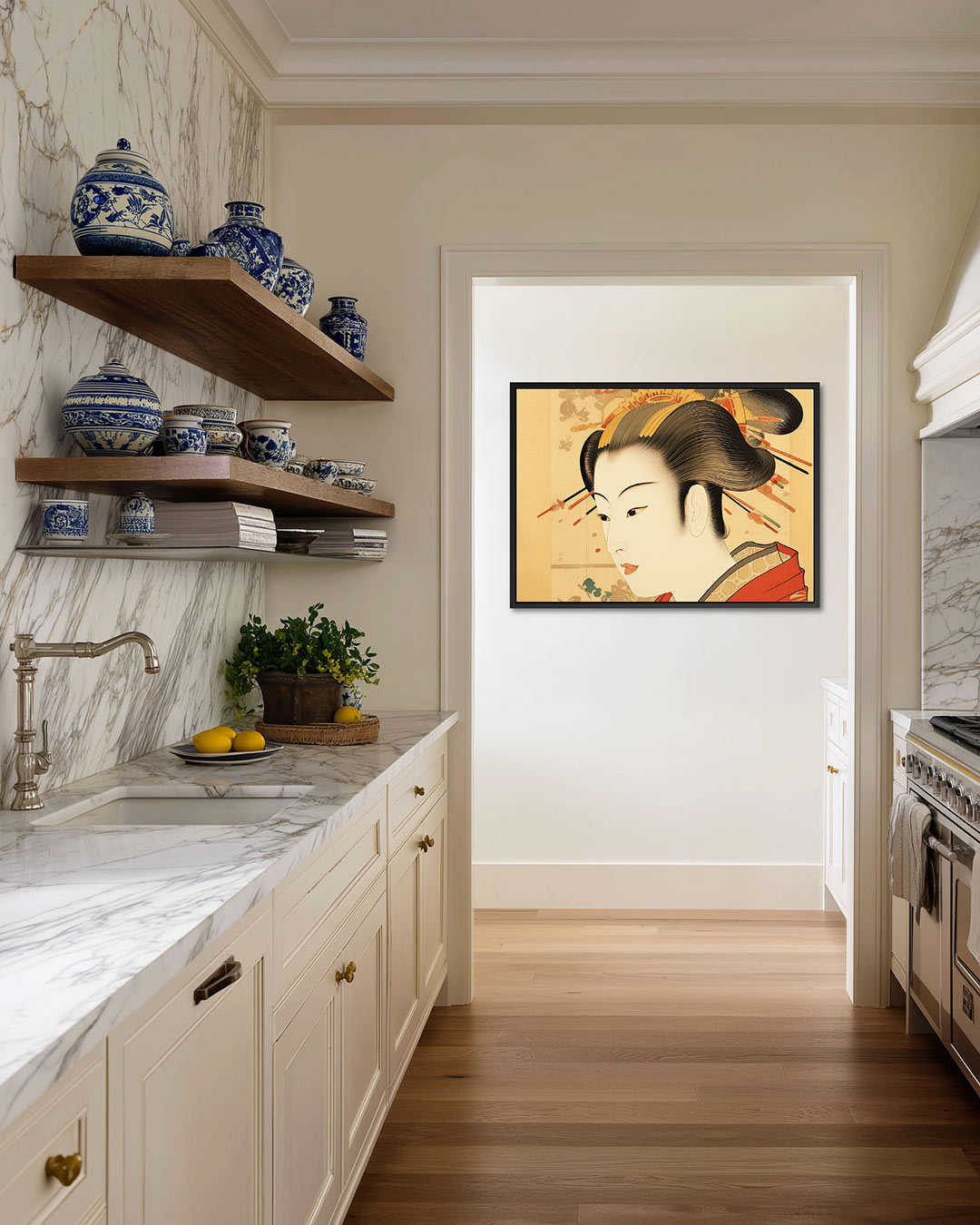 Vrouwelijk portret – alternatieve weergave van het kunstwerk