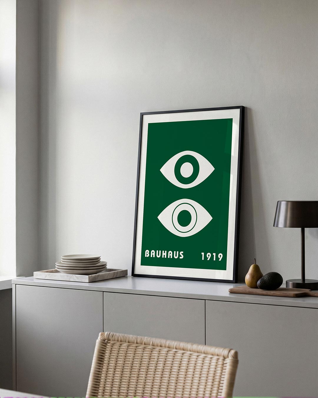  – moderne Bauhaus wandkunst als poster