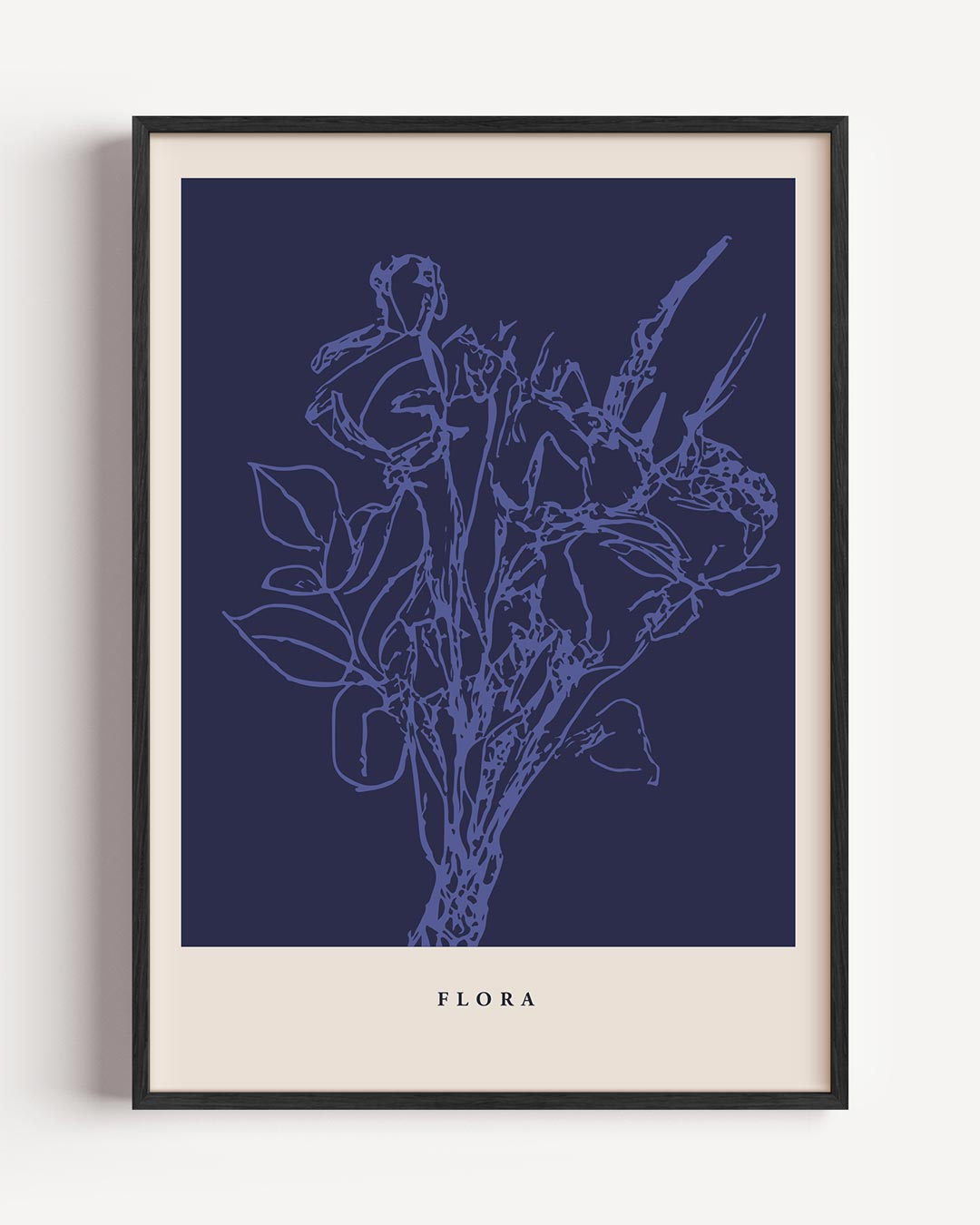 Flora Elegante Bloemenposter – keuken portret poster als wanddecoratie