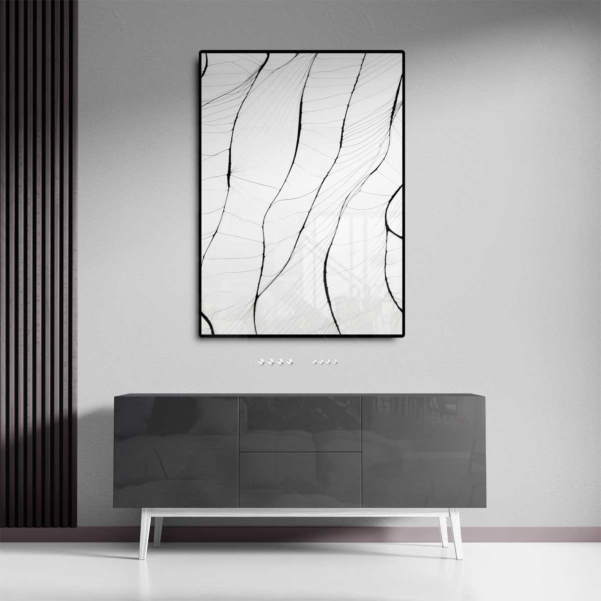 Fragiele Natuurpracht – staand kunstwerk voor modern interieur