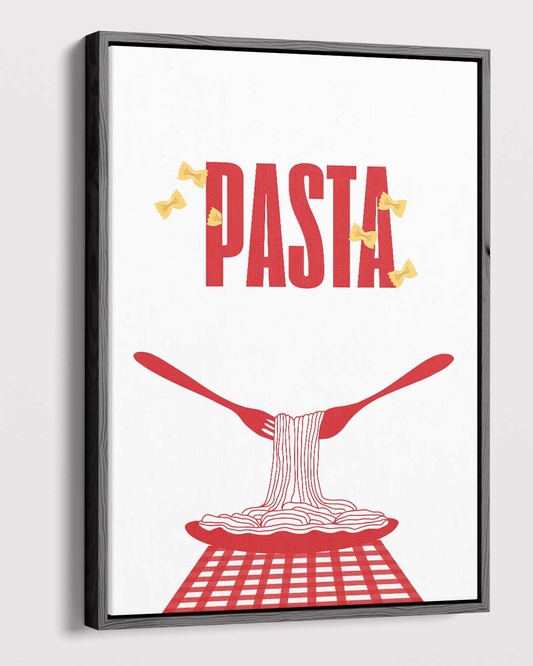 Pasta Liefde – modern portret kunstwerk van WallArtistic