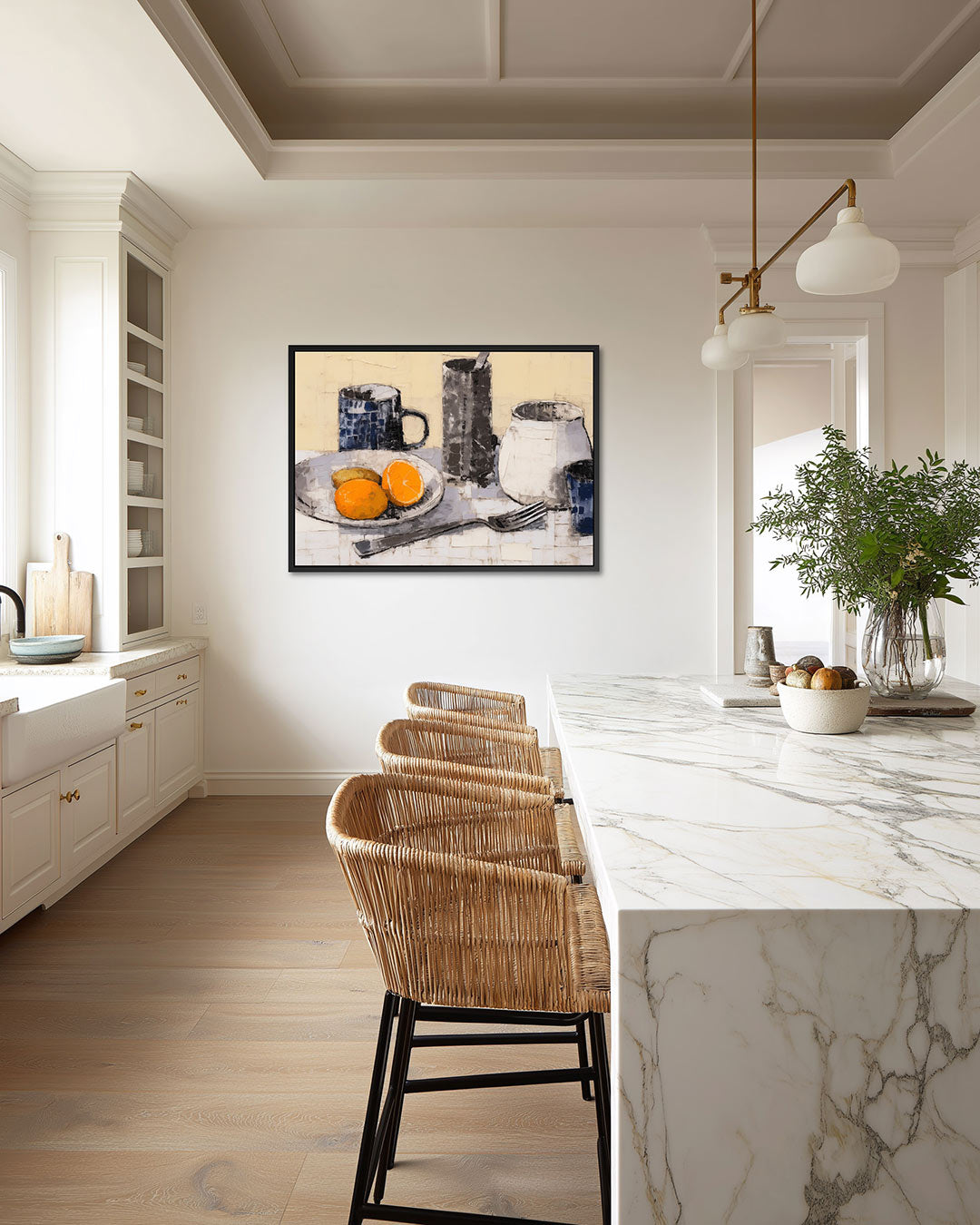 Stilleven met citrus – liggende wanddecoratie