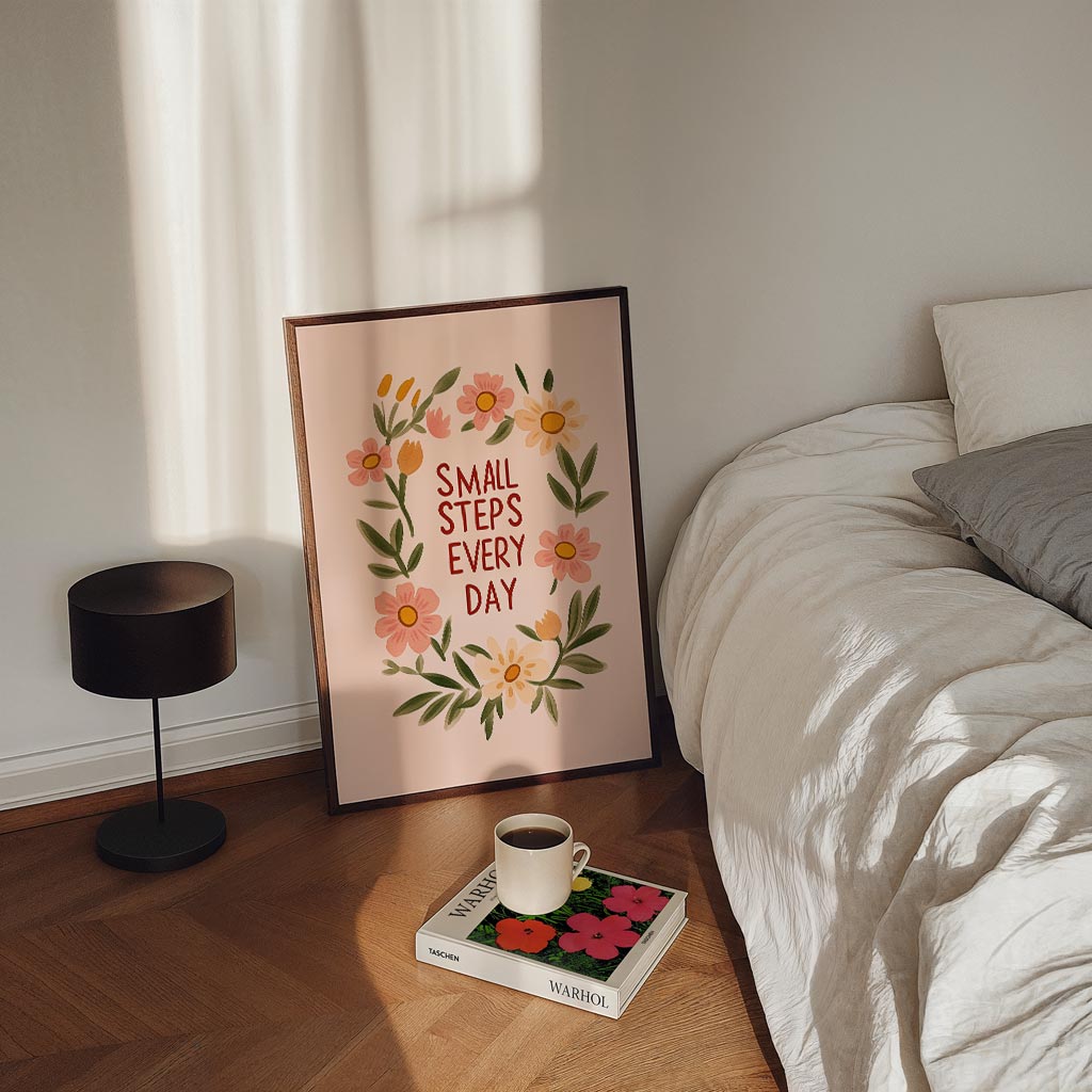 Motiverende Bloemen – kinderposter in staand formaat